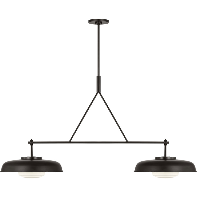 Richard June Transitional Liora Chandelier, Aged Iron, Aged Iron