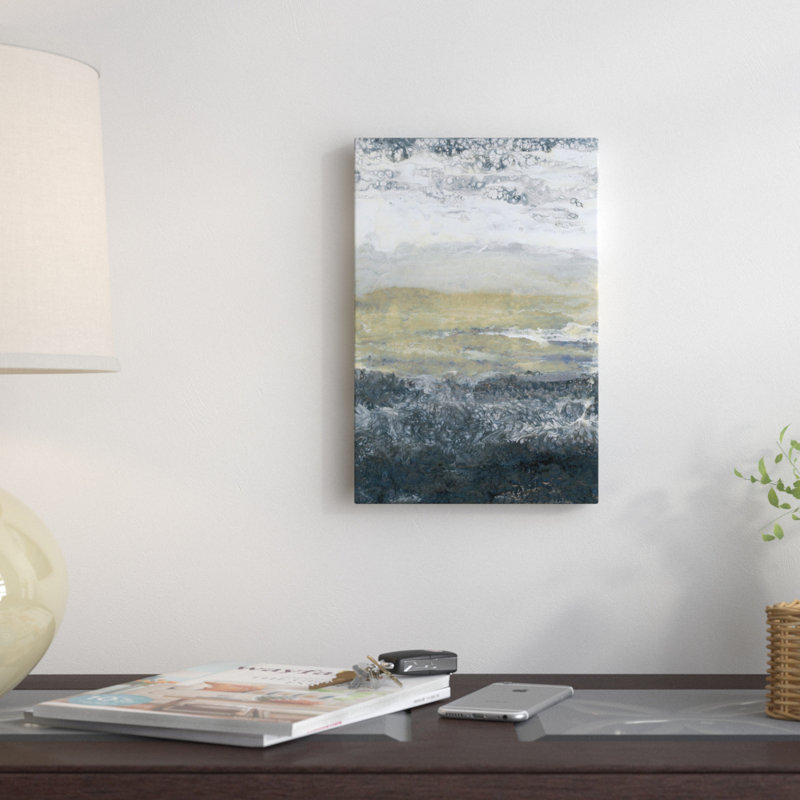 « lunaire noir », impression sur toile, H 26 po x l 18 po x P 1,5 po, Toile avec cadre noir