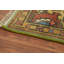 Tapis vert traditionnel pour salon 9 x 12