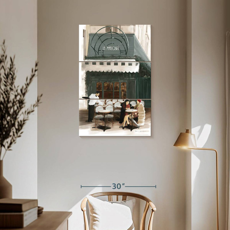 Lilie Paris Bistro, 57" H x 36" W