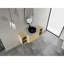 Meuble-lavabo mural 54 po avec lavabo d'art en céramique et 2 tablettes de rangement, 2 portes à fermeture douce, emballage KD, contreplaqué-123984904-123984907