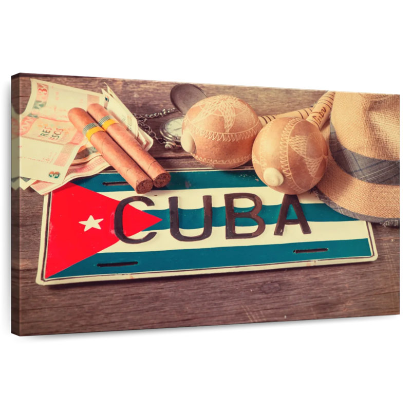All About Cuba, 30" H x 45" W