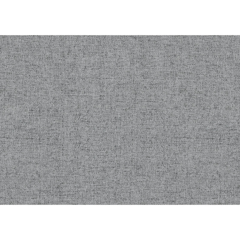 Chaise transitionnelle 1pc avec tissu texturé gris foncé et rembourrage à ressorts pour sièges