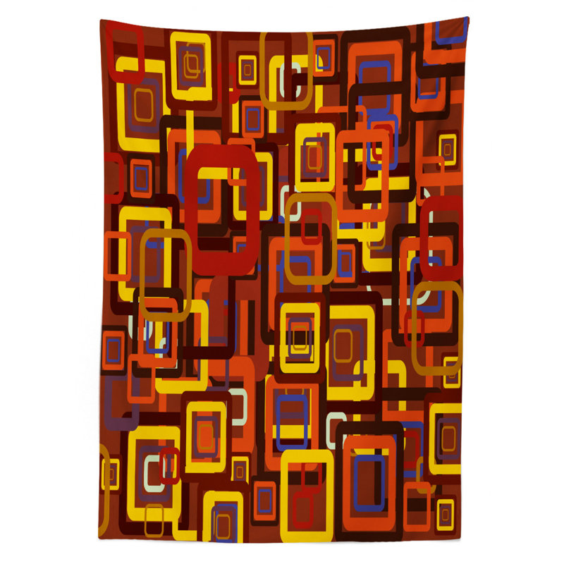 Geometric Tablecloth, 84" x 60"
