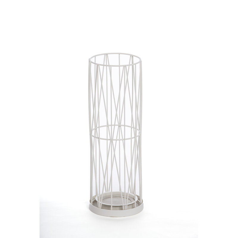 Porte-parapluies Mcauliffe, Blanc