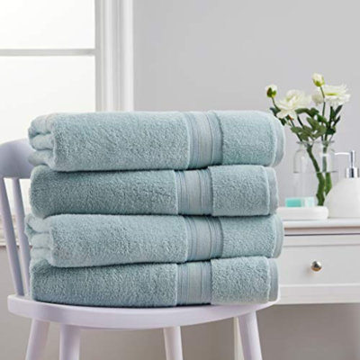 Serviette de bain 100% coton (ensemble de 4)