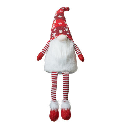 Tablette de Noël gnome avec pattes suspendues