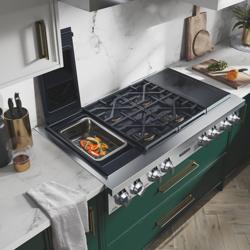 48-Inch Dual-Fuel Pro Rangetop With Sous Vide And Induction