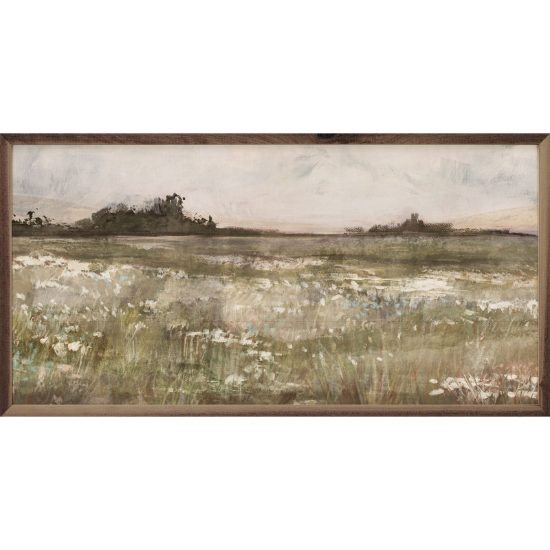 «Moody Field» par Nina Blue - impression d'un cadre photo sur bois, H 20 po x l 40 po