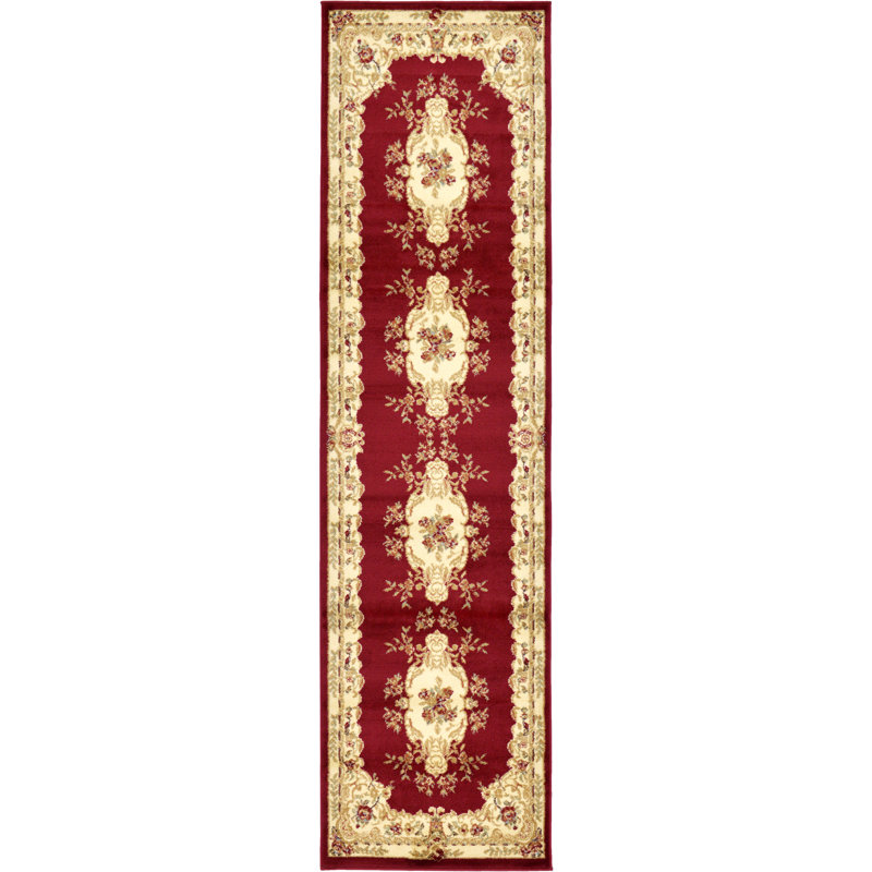 Aracelia Oriental Indoor Rug, Runner 2' x 6'1", Red