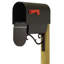 Titan Aluminum Post Mounted Mailbox