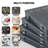 4Pcs 18 Grids Plastic Compartment Box Organizer Storage Container With Adjustable Divider & Bracket