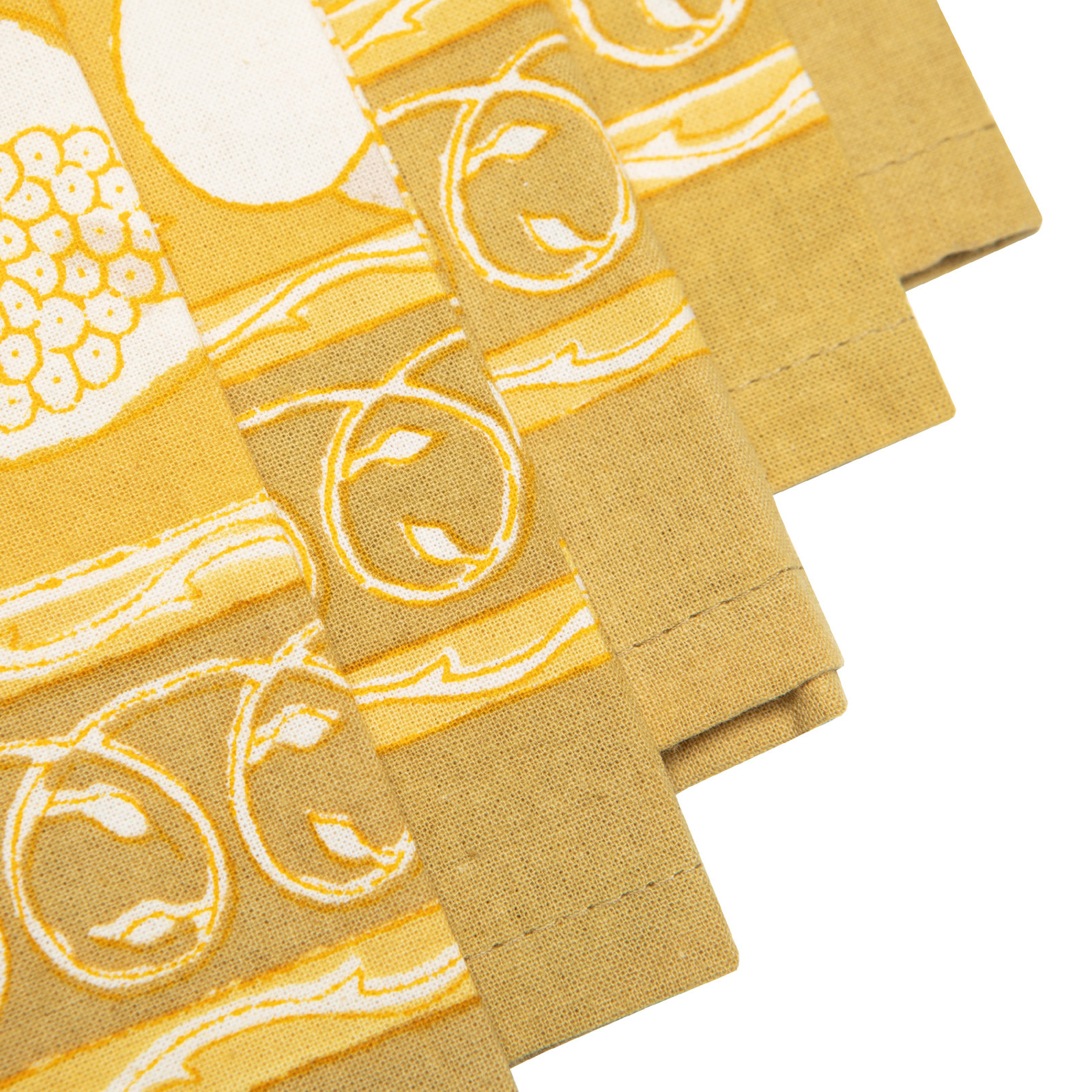 Bryssa Napkin 19" x 19", Gray/Mustard