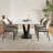 Modern Dining Table Chairs Faux Leather Upholstered Side Dining Chairs Kitchen Dining Chair with Metal Legs Not Assembled Need-1335905616-1340584340