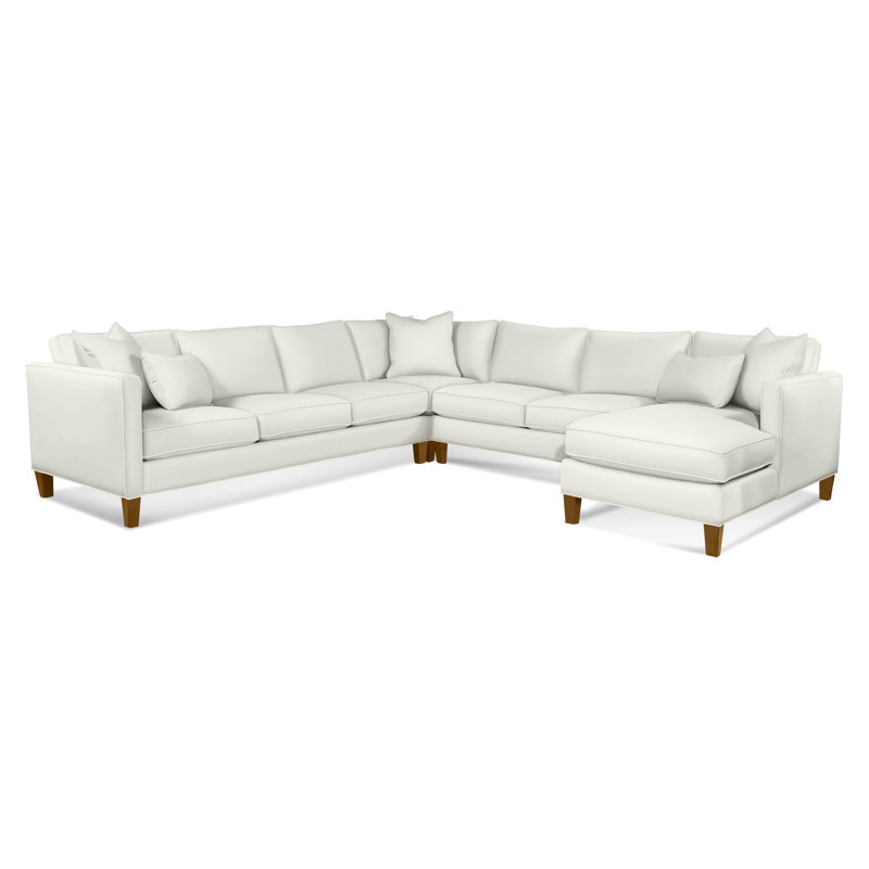 Sectional, Gray Sugar Performance; 0863-84, Right Hand Facing, Havana