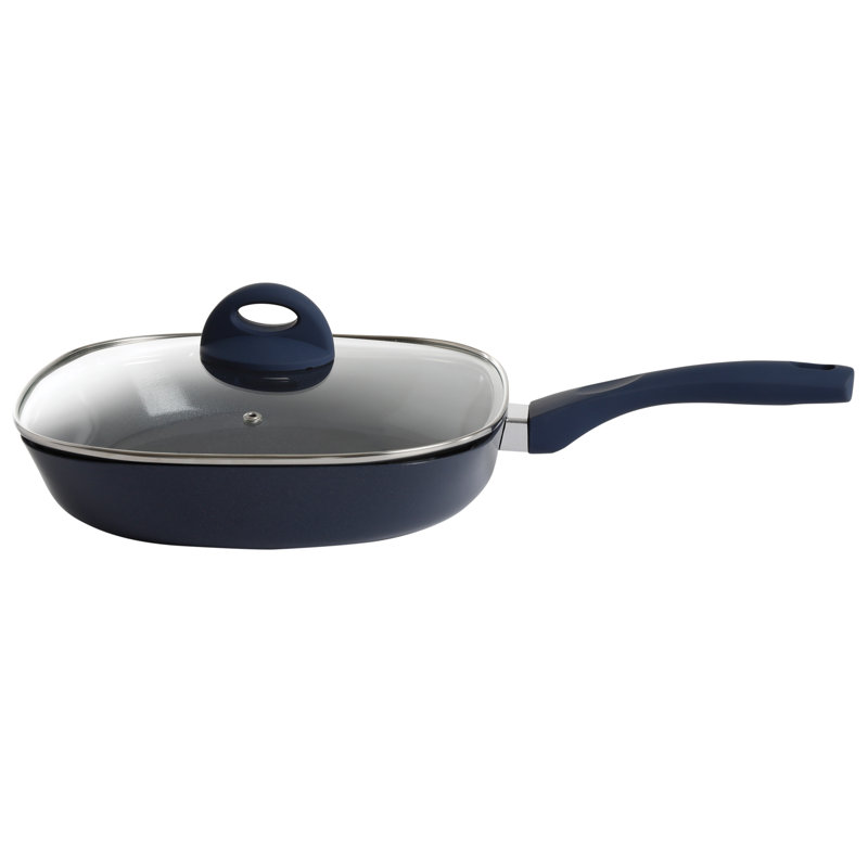 Soho Lounge Blue 10-Piece Nonstick Aluminum Cookware Set