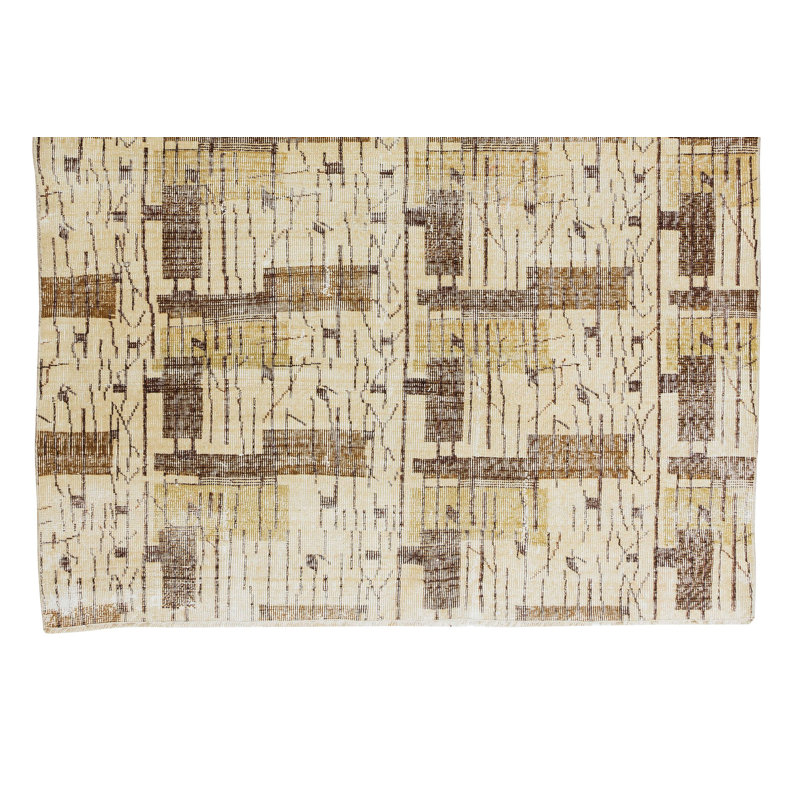 Tapis turc de style Mid-Century moderne conçu par Zeki Muren