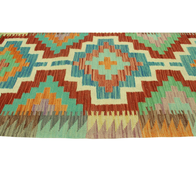 Bobbee Wool Geometric Indoor Rug