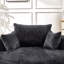 Fauteuil-lit une place moderne et moelleux en polyester éponge de 140 cm (55 pouces) pour salon, chambre, salle de détente et salle de projection (non pivotant).-747105365