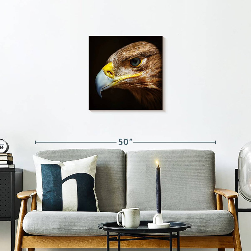 Crowle Eagle Face, 20" H x 20" W