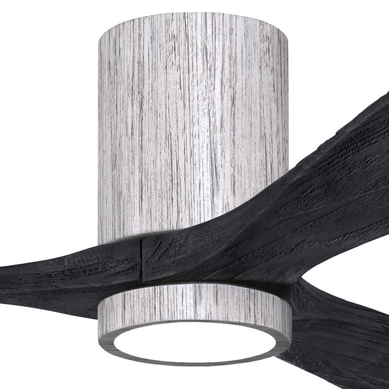 Irene LED Ceiling Fan, Barn Wood Tone, Matte Black, 42"