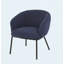 Fauteuil d'appoint moderne en velours côtelé-2069809162