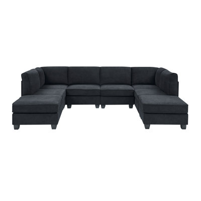 Polyester Upholstered Modular Sectional