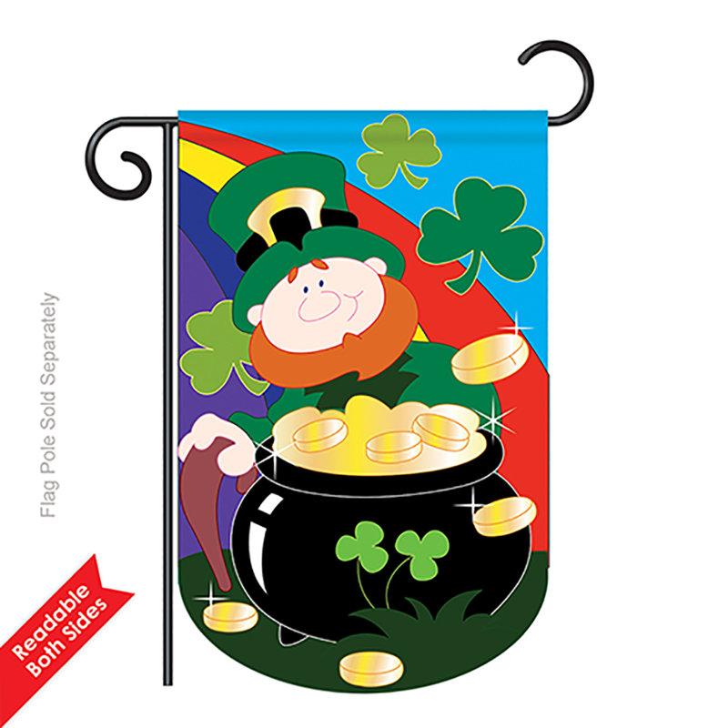 Ensemble de drapeaux 19 x 13 po Margos Lucky Irish