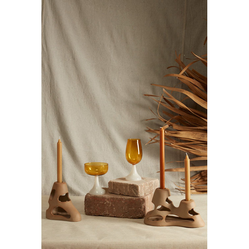 6" Ceramic Tabletop Candlestick
