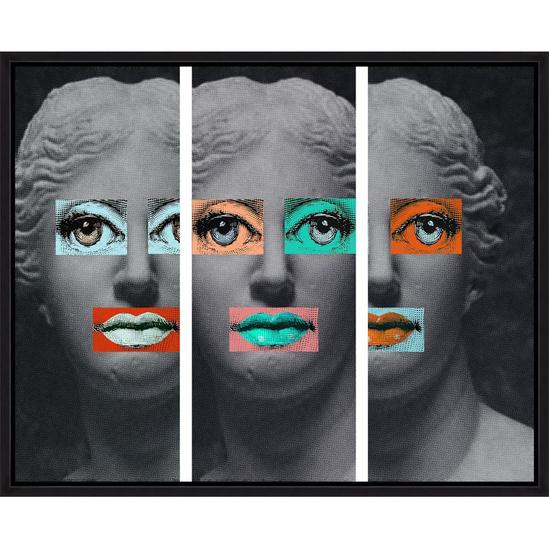 Venus Triptych I Print by Jeffrey Goodman, Glass Coat