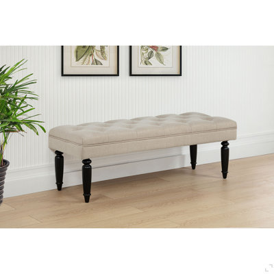 Banc d'appoint rembourré pour hall d'entrée