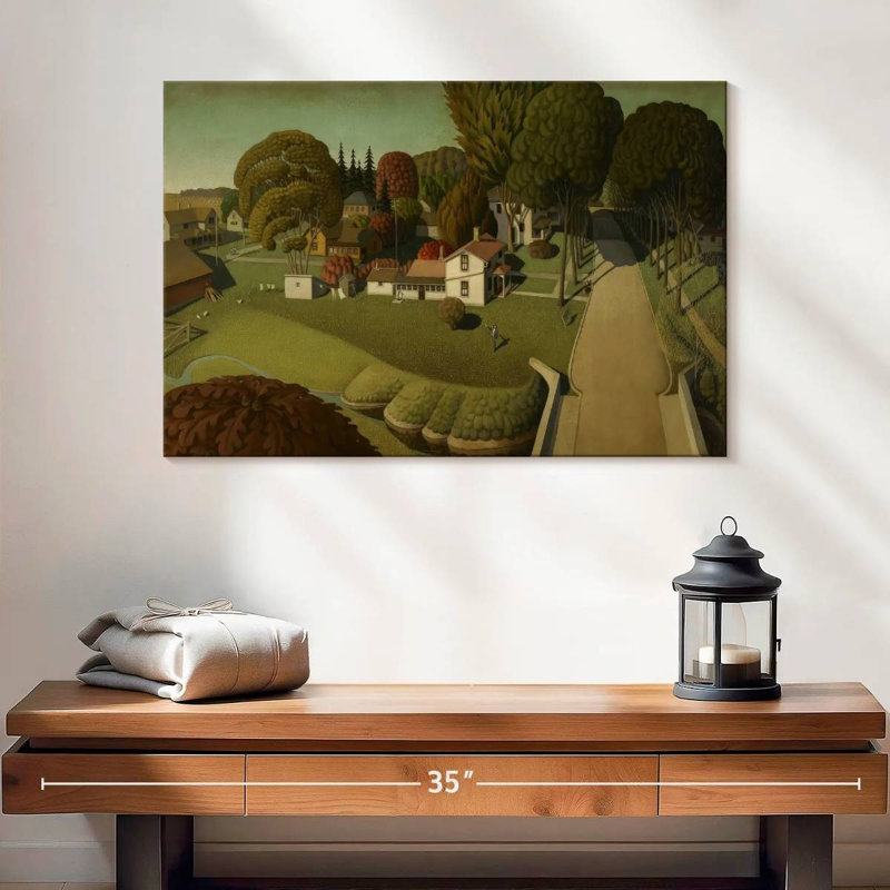 Alvord The Birthplace Of Herbert Hoover, 16" H x 24" W
