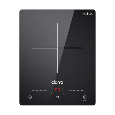 Plaque de cuisson à induction portative Ciarra 1800w avec commande tactile