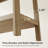 Night Stand Set Of 2, Farmhouse End Table With 2 Tier Boho Rattan Shelves-262879419-266246253