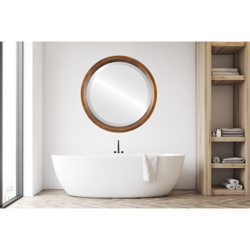 Meigs Mirror, 26" H x 26" W, Sunset Gold