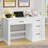 Farmhouse 47" Executive Desk With Charging Station-135652690