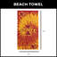 Serviette de plage psychédélique NCAA, serviette de piscine Soft Vibrant College, 30 x 60 pouces-843338653