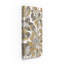 « painted tropical screen i gray gold crop », reproduction de peinture à l’acrylique sur toile tendue-25680412
