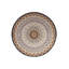 Tapis rond lavable à la machine moderne beige-1927609776