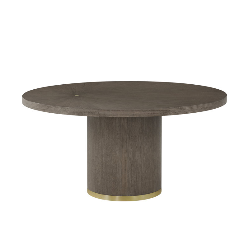 Judith Leiber Couture Round Dining Table, Mink