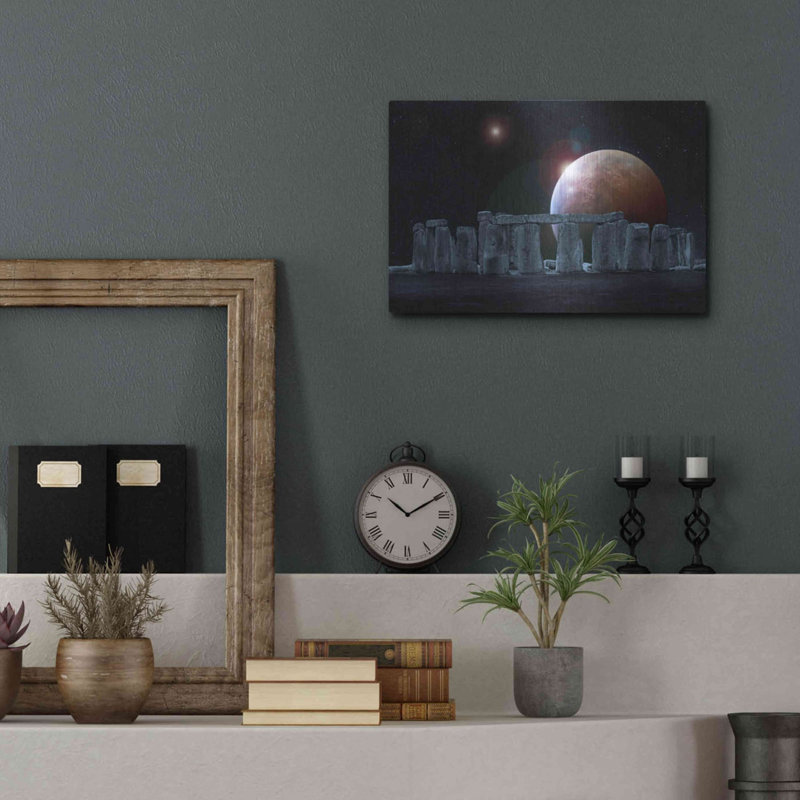 'Stonehenge Aligned' by Epic Portfolio Metal Wall Art, 12" H x 16" W