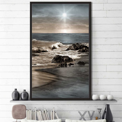 «Blue Sea Sunset II», reproduction sur toile
