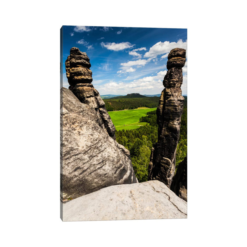 Germany, Saxon Switzerland, Barbarine 1 Piece Wrapped Canvas Wall Art, 20.32 cm H x 30.48 cm W