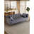 71-inch convertible love seat sofa, American vintage grey velvet material, suitable for small living room, bedroom, office-1719282379-1736278763