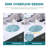19" X 16" Oval Vitreous China Undermount Bathroom Sink With Overflow