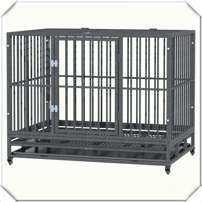 Heavy Duty Metal Dog Crate Cage Kennel