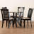 Heilig 4 - Person Four Leg Base Dining Set
