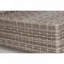 Repose-pieds d'extérieur avec coussin entièrement assemblé