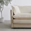 Chenille deux avec - meuble polyvalent beige et base de soutien