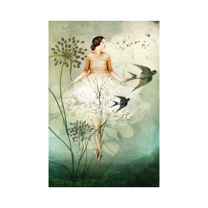 «Flyby» par Catrin Welz-Stein, reproduction, Toile tendue, H 12 po x l 8 po x P 0,75 po